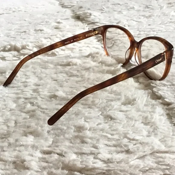 Chloe Eyewear Eyeglasses CE2612 282 Cateye Tortoise Frame - Damaged/Repaired - Picture 10 of 16